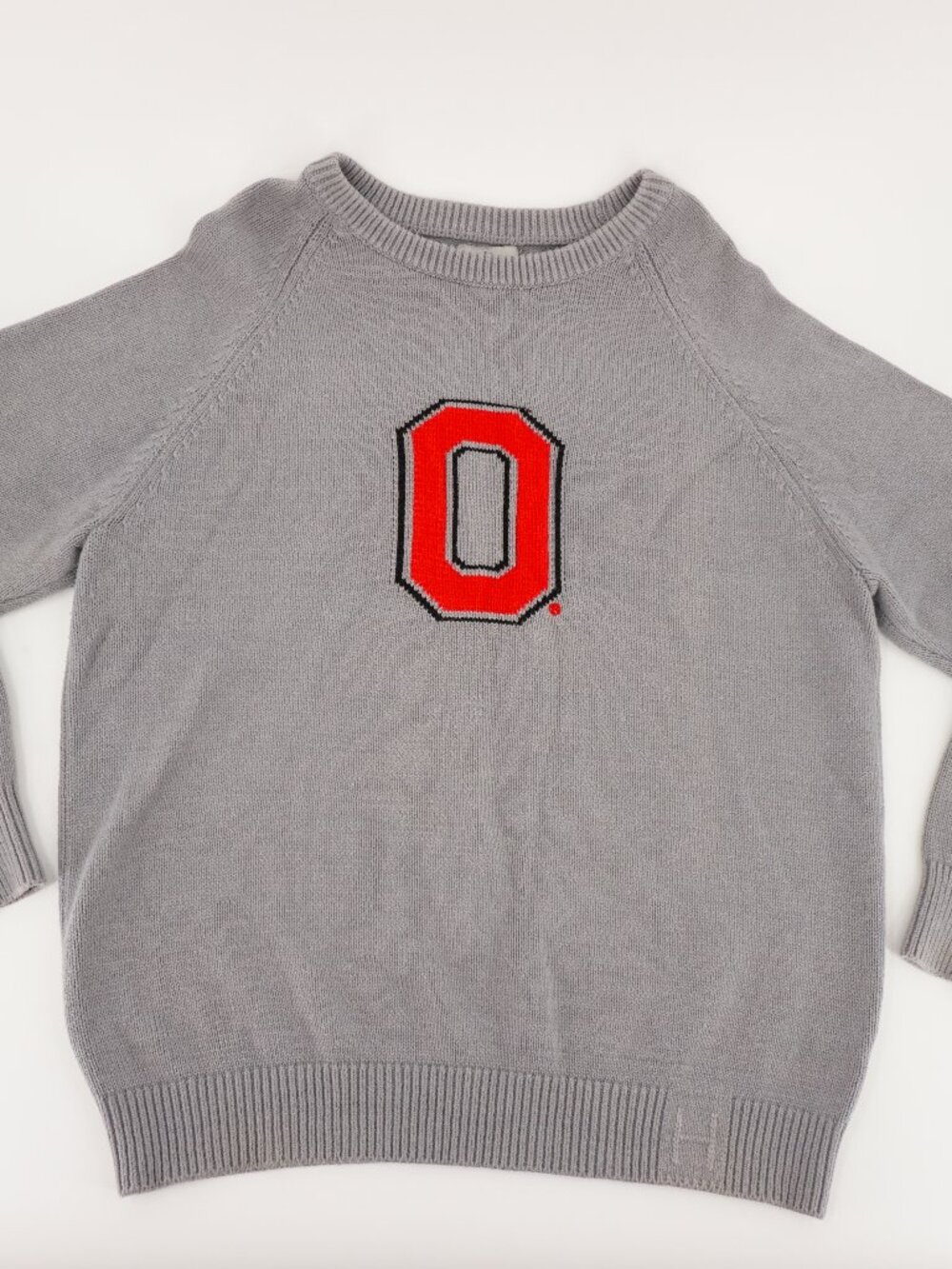 Hillflint Ohio State Buckeyes Gray Knit Sweater Long Sleeve NCAA Size XL